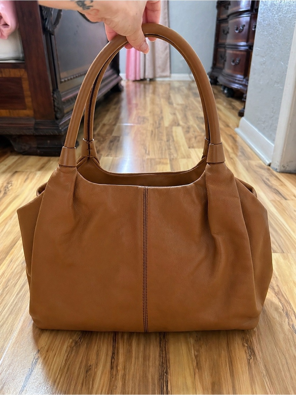 👜 Kate Spade New York Leather Shoulder Bag – Color Camel - Picture 5 of 9
